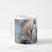 Mutter Mary Blessing Version 1 Kaffeetasse (Vorderseite Links)