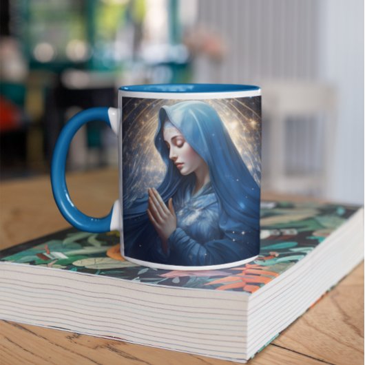 Mutter Mary Blessing Version 4 Kaffeetasse