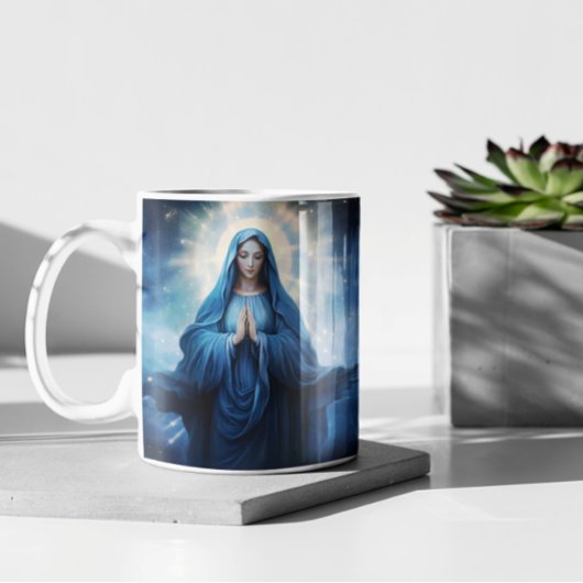 Mutter Mary Blessing Version 9 Kaffeetasse