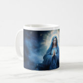 Mutter Mary Blessing Version 9 Kaffeetasse (Vorderseite Links)