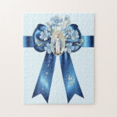 Mutter Mary Blue Bow Religious Katholic Puzzle (Vertikal)