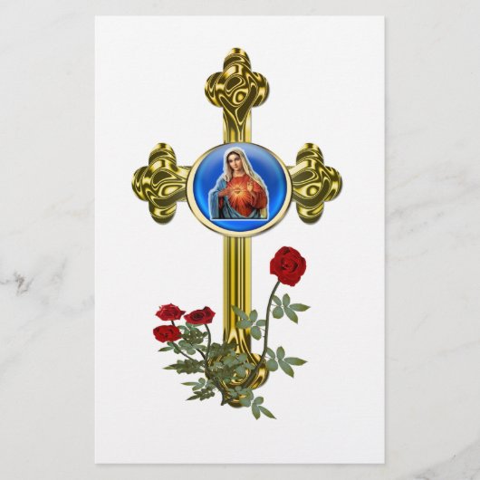 Mutter MAry Briefpapier (Vorderseite)