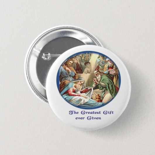 Mutter Mary Button (Vorne & Hinten)