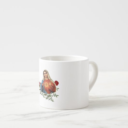 Mutter Mary entwirft Espressotasse (Vorderseite Rechts)