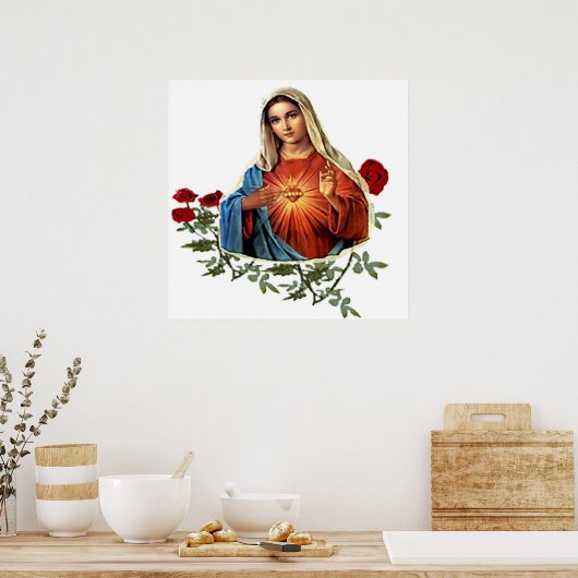 Mutter Mary entwirft Poster (Küche)