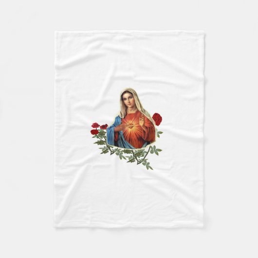 Mutter MAry Fleecedecke (Vorderseite)