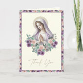 Mutter Mary Funerary Prayer Gedenkstein Vielen Dan (Vorderseite)