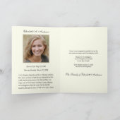 Mutter Mary Funerary Prayer Gedenkstein Vielen Dan (Innenseite)