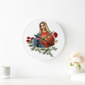 Mutter MAry Große Wanduhr (Zuhause)