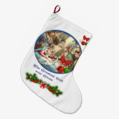 Mutter Mary Großer Weihnachtsstrumpf (Vorderansicht (hängend))