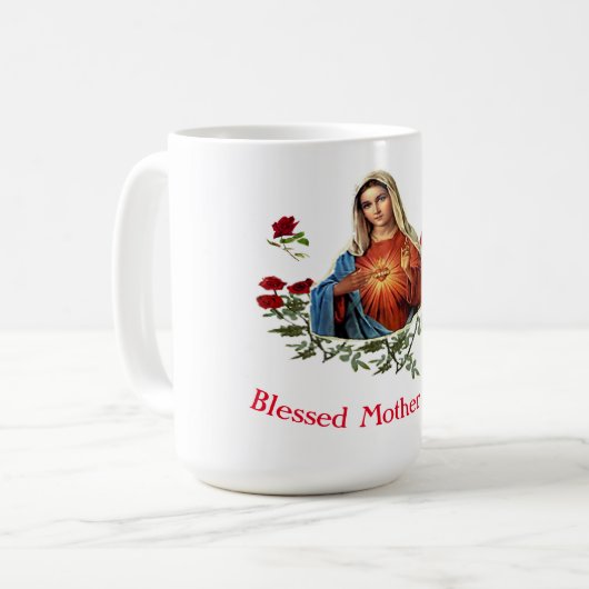 Mutter MAry Kaffeetasse (Vorderseite Links)