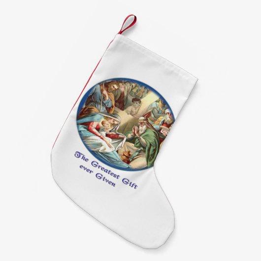 Mutter Mary Kleiner Weihnachtsstrumpf (Vorderansicht (hängend))