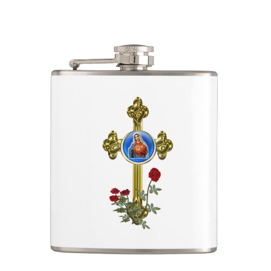 Mutter Mary Kunstprodukte Flachmann (Vorderseite)