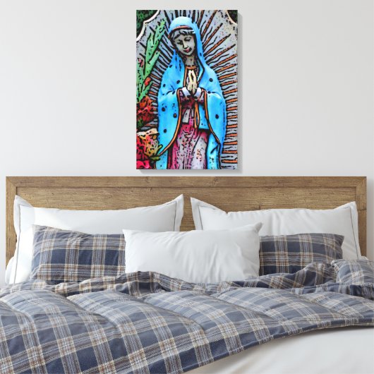 Mutter Mary Leinwanddruck (Insitu (Schlafzimmer))