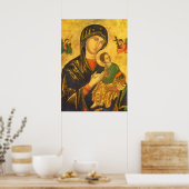 Mutter Mary Madonna & Child Baby Jesus Poster (Küche)