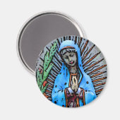 Mutter Mary Magnet (Vorderseite/Rückseite)