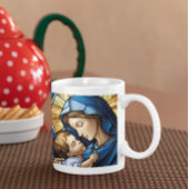 Mutter Mary mit Baby Jesus Version 15 Kaffeetasse