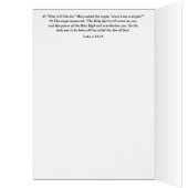 Mutter Mary mit Baby Jesus Weihnachtskarte (Innen (Links))