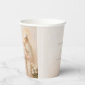 Mutter Mary mit Baby-Taufe Pappbecher (Rechts)