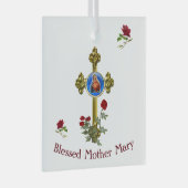Mutter MAry Ornament Aus Glas (Vorderseite Rechts)