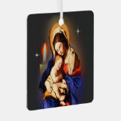 Mutter Mary Ornament Aus Metall (Vorderseite Rechts)