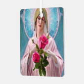 Mutter Mary Ornament Aus Metall (Vorderseite links)