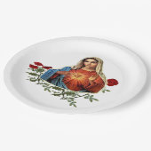 Mutter MAry Pappteller (Schrägansicht)