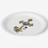 Mutter MAry Pappteller (Schrägansicht)