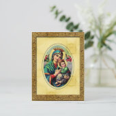Mutter Mary Postcard Postkarte (Stehend Vorderseite)