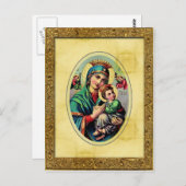 Mutter Mary Postcard Postkarte (Vorne/Hinten)