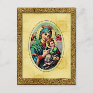 Mutter Mary Postcard Postkarte