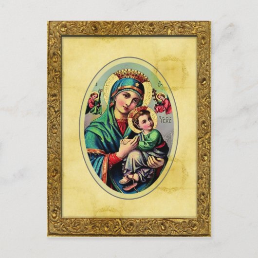 Mutter Mary Postcard Postkarte (Vorderseite)
