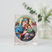 Mutter Mary Postcard Postkarte (Stehend Vorderseite)