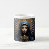Mutter Mary Praying Version 3 Kaffeetasse (Mittel)