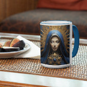 Mutter Mary Praying Version 3 Kaffeetasse
