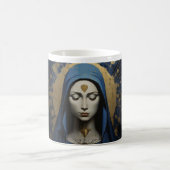Mutter Mary Praying Version 4 Kaffeetasse (Mittel)