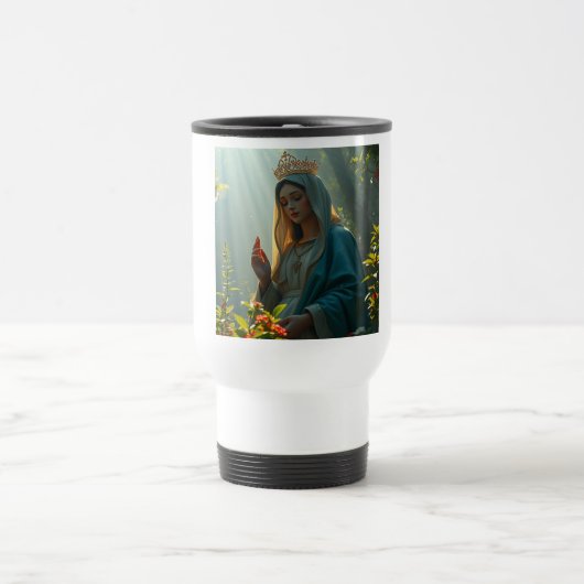 Mutter Mary Queen of Heaven Travel Mug Reisebecher (Mittel)