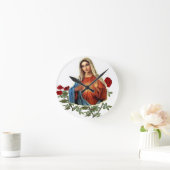 Mutter MAry Runde Wanduhr (Zuhause)