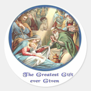 Mutter Mary Runder Aufkleber