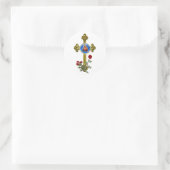 Mutter MAry Runder Aufkleber (Tasche)