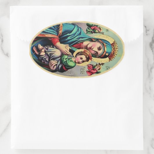 Mutter Mary Sticker (Tasche)