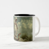 Mutter Mary Treading On the Serpent 2-Töne Tasse (VorderseiteRechts)