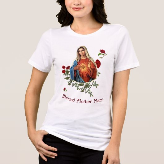 Mutter Mary Tri-Blend Shirt (Vorderseite)