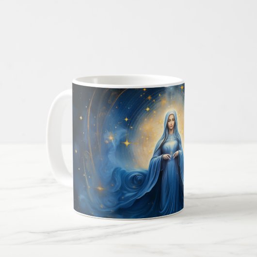Mutter Mary Universell Liebe 11 Kaffeetasse (Vorderseite Links)