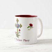 Mutter MAry Zweifarbige Tasse (VorderseiteRechts)