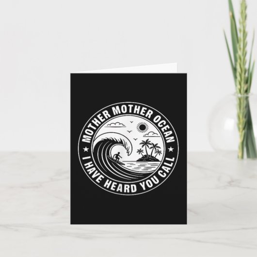 Mutter Meere Ich habe gehört, Sie rufen 2 Seite Karte (Vorderseite)