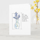 Mutter meiner Kinder Muttertagskarte Karte (Gelbe Blume)