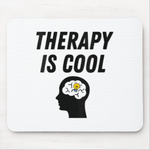 Mütter Mental Health Awareness Shirt Therapie ist Mousepad