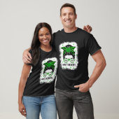 Mutter Messy Bun St Patrick's Day Funny Irish Luck T-Shirt (Unisex)