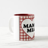 Mutter Mia Cup Zweifarbige Tasse (Vorderseite Links)